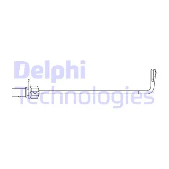 Contact d'avertissement, usure des plaquettes de frein DELPHI LZ0327