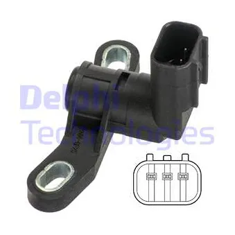 Capteur d'angle, vilebrequin DELPHI SS11340