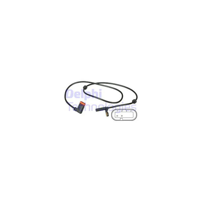 Capteur, vitesse de roue DELPHI SS20499