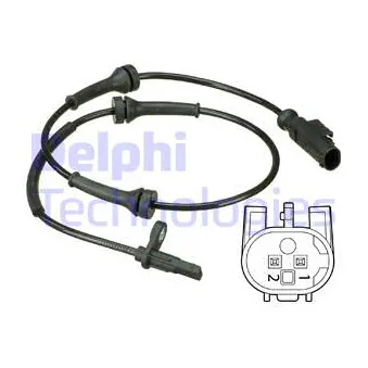 Capteur, vitesse de roue DELPHI SS20540