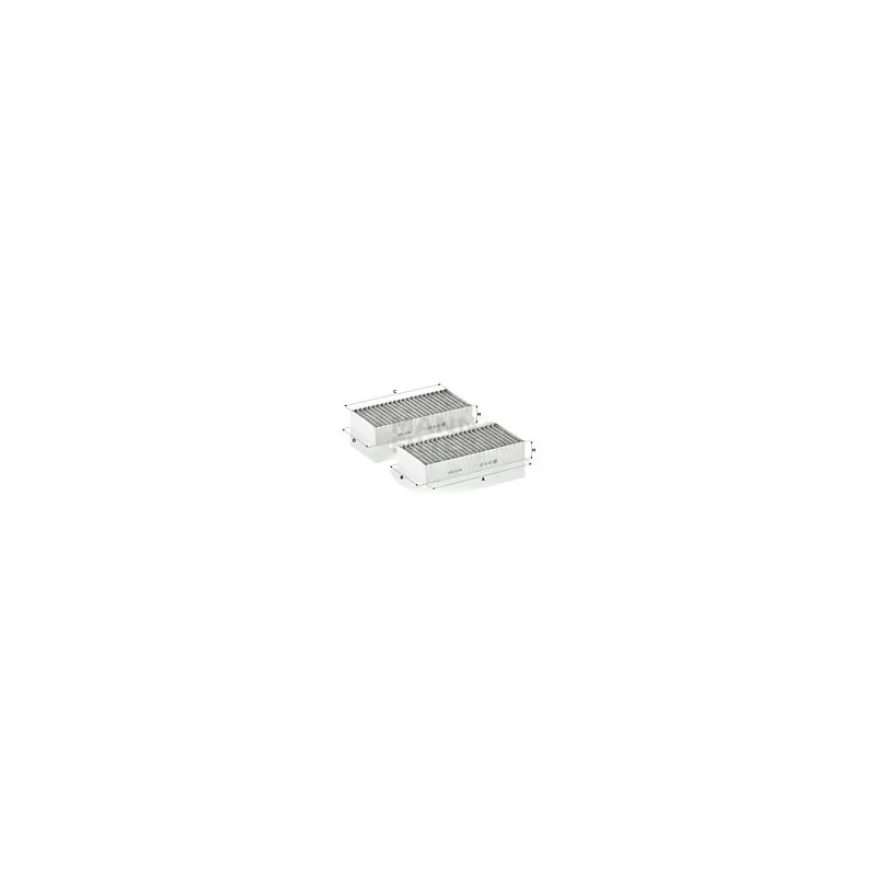 Filtre, air de l'habitacle MANN-FILTER CUK 26 028-2