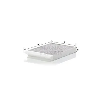 Filtre, air de l'habitacle MANN-FILTER CUK 30 012