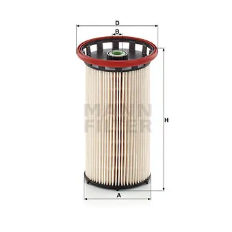 Filtre à carburant MANN-FILTER PU 8028