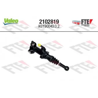 Cylindre émetteur, embrayage VALEO 2102819