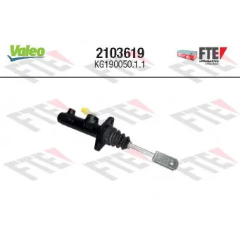 Cylindre émetteur, embrayage VALEO 2103619