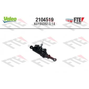 Cylindre émetteur, embrayage VALEO 2104519