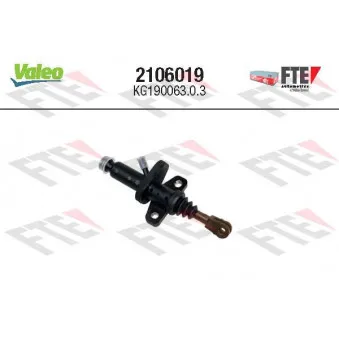 Cylindre émetteur, embrayage VALEO 2106019