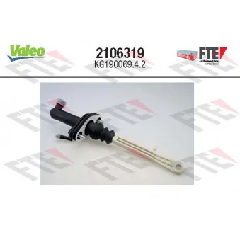 Cylindre émetteur, embrayage VALEO 2106319