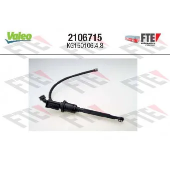 Cylindre émetteur, embrayage VALEO 2106715