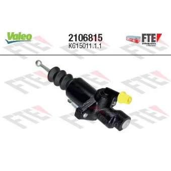 Cylindre émetteur, embrayage VALEO 2106815