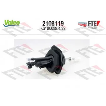 Cylindre émetteur, embrayage VALEO 2108119