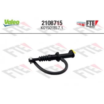 Cylindre émetteur, embrayage VALEO 2108715
