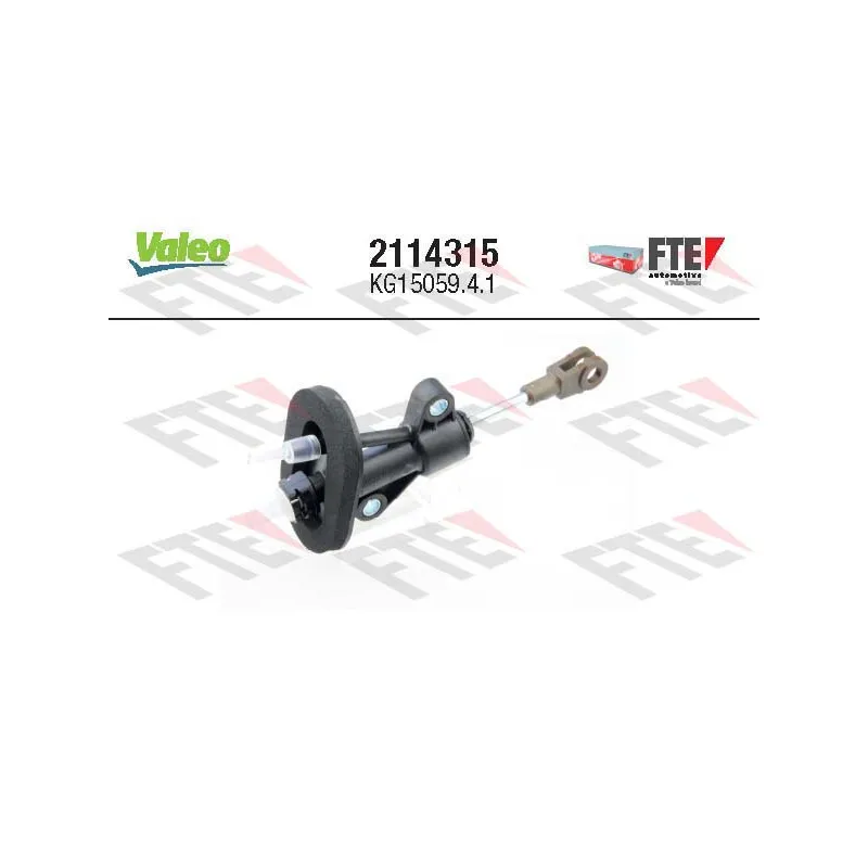 Cylindre émetteur, embrayage VALEO 2114315