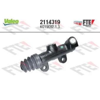 Cylindre émetteur, embrayage VALEO 2114319
