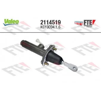 Cylindre émetteur, embrayage VALEO 2114519