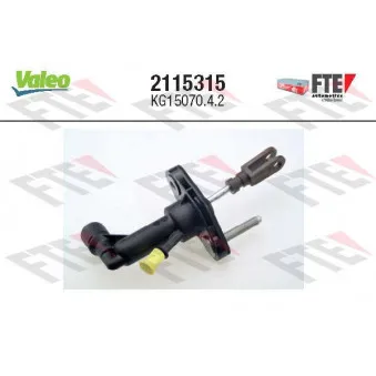 Cylindre émetteur, embrayage VALEO 2115315
