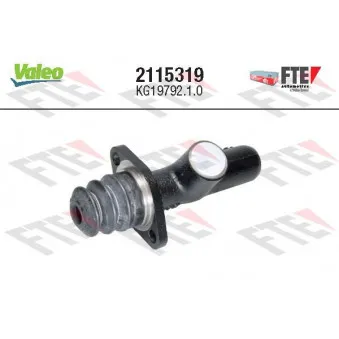 Cylindre émetteur, embrayage VALEO 2115319