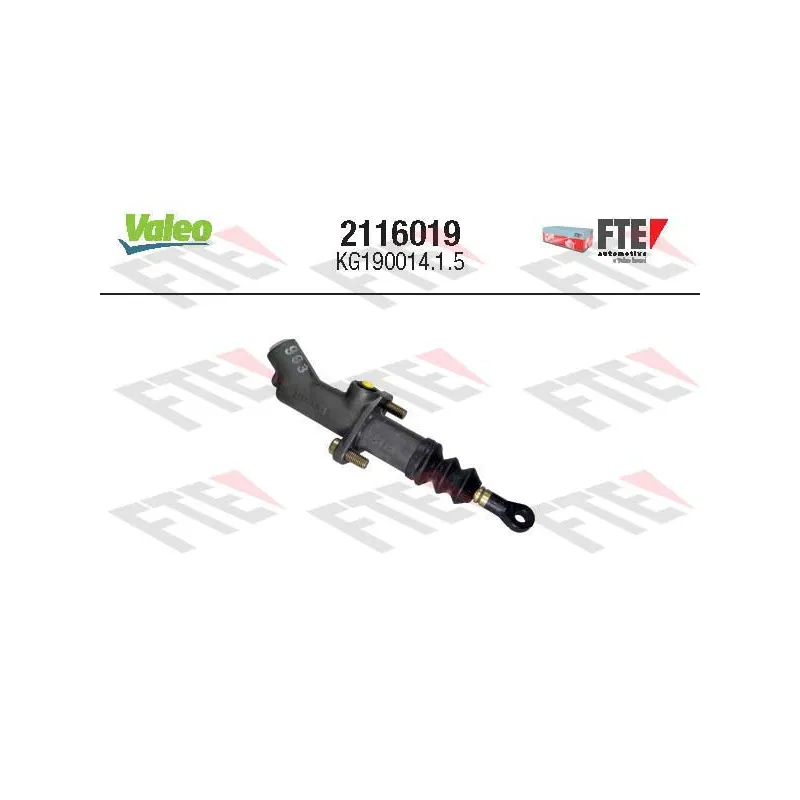 Cylindre émetteur, embrayage VALEO 2116019