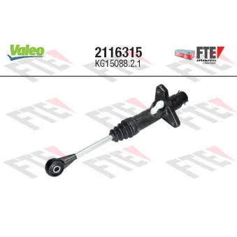 Cylindre émetteur, embrayage VALEO 2116315
