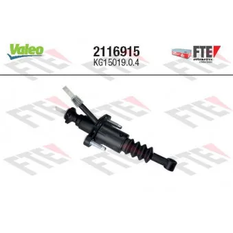 Cylindre émetteur, embrayage VALEO 2116915