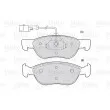 Jeu de 4 plaquettes de frein avant VALEO 301006 - Visuel 2