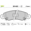 Jeu de 4 plaquettes de frein avant VALEO 301453 - Visuel 1