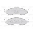 Jeu de 4 plaquettes de frein avant VALEO 301491 - Visuel 2