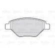 Jeu de 4 plaquettes de frein avant VALEO 301557 - Visuel 2