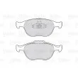 Jeu de 4 plaquettes de frein avant VALEO 301639 - Visuel 2