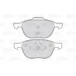 Jeu de 4 plaquettes de frein avant VALEO 301649 - Visuel 2