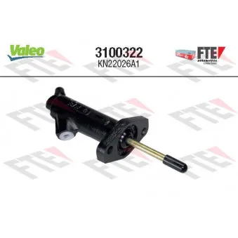 Cylindre récepteur, embrayage VALEO 3100322