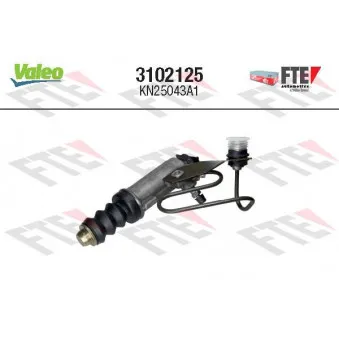 Cylindre récepteur, embrayage VALEO 3102125