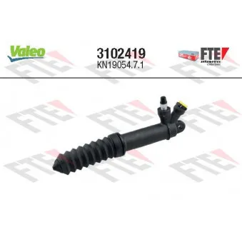 Cylindre récepteur, embrayage VALEO 3102419