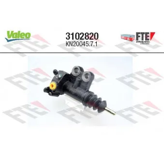 Cylindre récepteur, embrayage VALEO 3102820