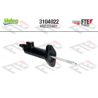 Cylindre récepteur, embrayage VALEO 3104022