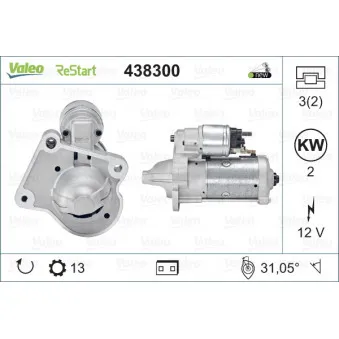 Démarreur VALEO 438300