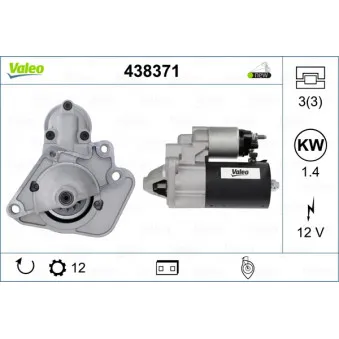 Démarreur VALEO 438371