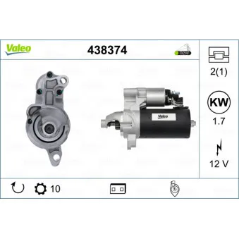 Démarreur VALEO 438374