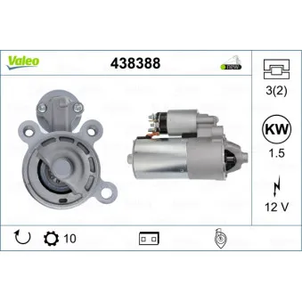 Démarreur VALEO 438388