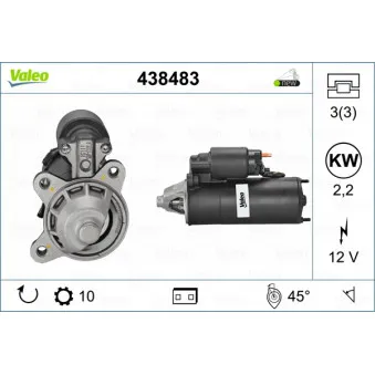 Démarreur VALEO 438483