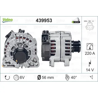 Alternateur VALEO 439953
