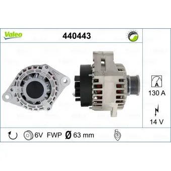 Alternateur VALEO 440443