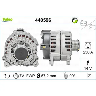 Alternateur VALEO 440596