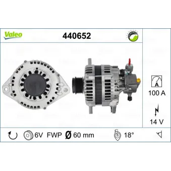 Alternateur VALEO 440652