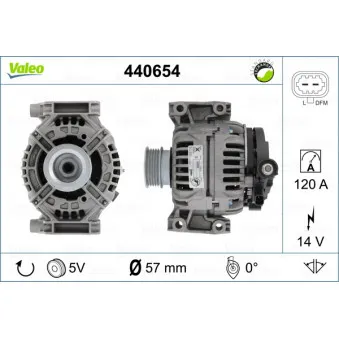 Alternateur VALEO 440654