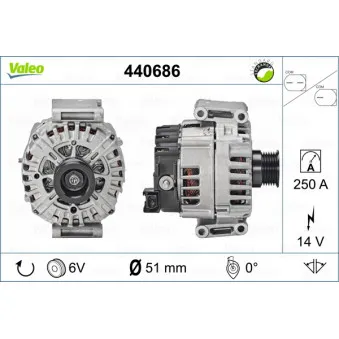 Alternateur VALEO 440686