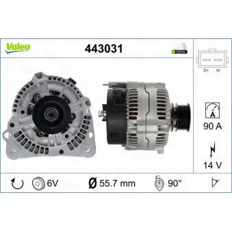 Alternateur VALEO 443031
