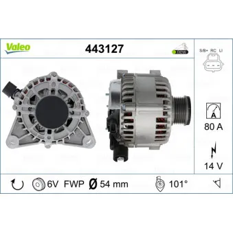 Alternateur VALEO 443127