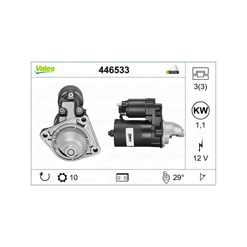 Démarreur VALEO 446533