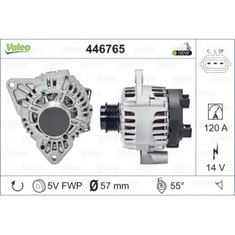 Alternateur VALEO 446765